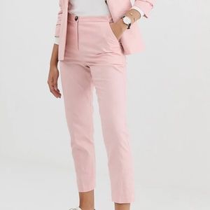 ASOS DESIGN Linen Clean Cigarette Trouser